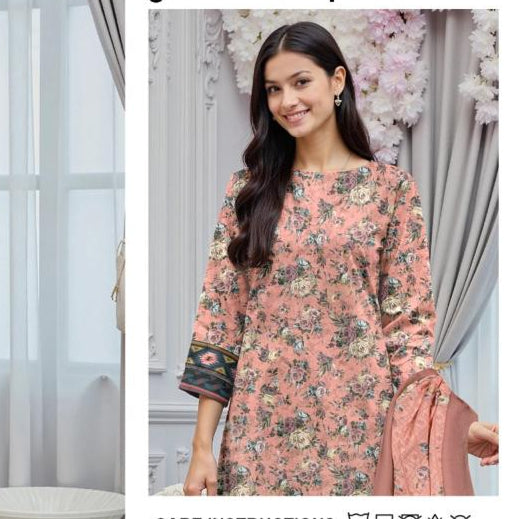 G.U.L AHMAD DIGITAL PRINTED LAWN 3-PC G&A-08