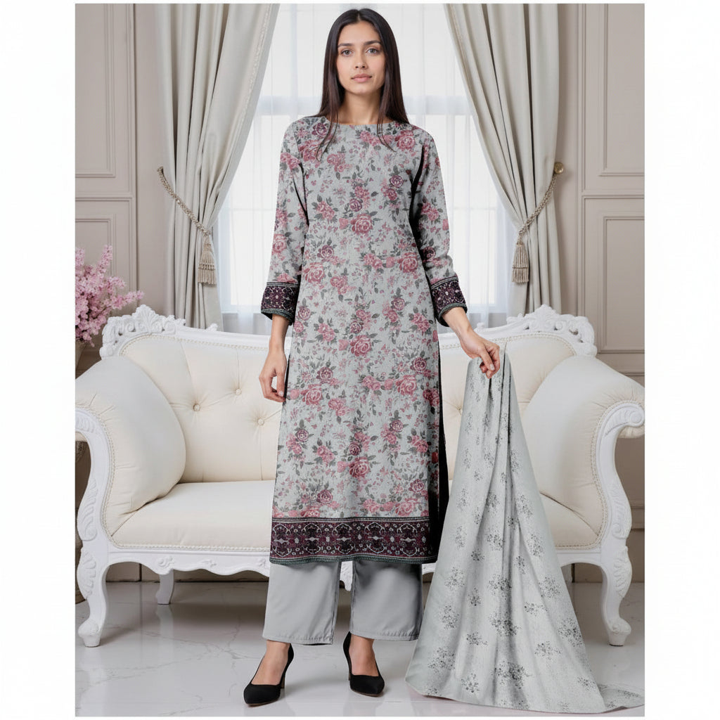 G.U.L AHMAD DIGITAL PRINTED LAWN 3-PC G&A-10