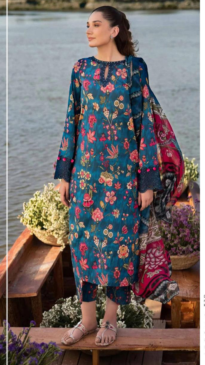 M.R.I.A B DIGITAL PRINTED LAWN 3-PC M&B-04