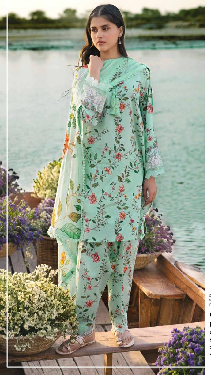 M.R.I.A B DIGITAL PRINTED LAWN 3-PC M&B-08