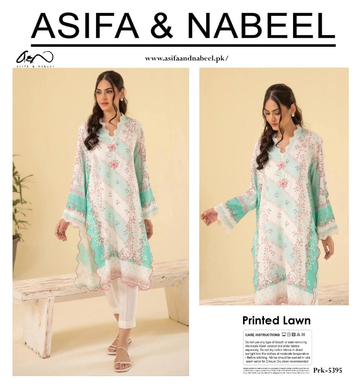 A.S.I.F.A & NABEL DIGITAL PRINTED LAWN 3-PC A&N-04