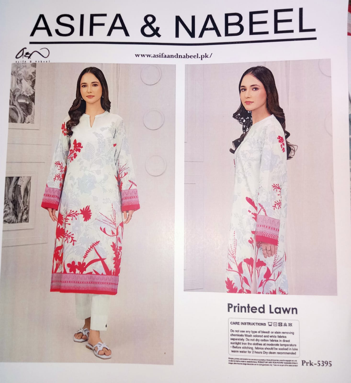 A.S.I.F.A & NABEL DIGITAL PRINTED LAWN 3-PC A&N-10