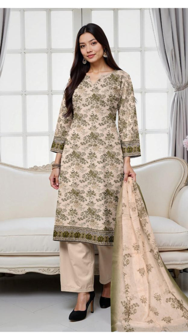 G.U.L AHMAD DIGITAL PRINTED LAWN 3-PC G&A-02