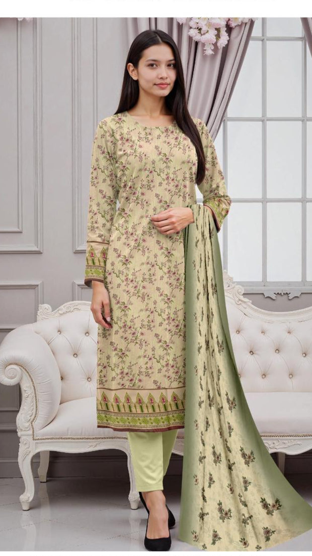 G.U.L AHMAD DIGITAL PRINTED LAWN 3-PC G&A-03
