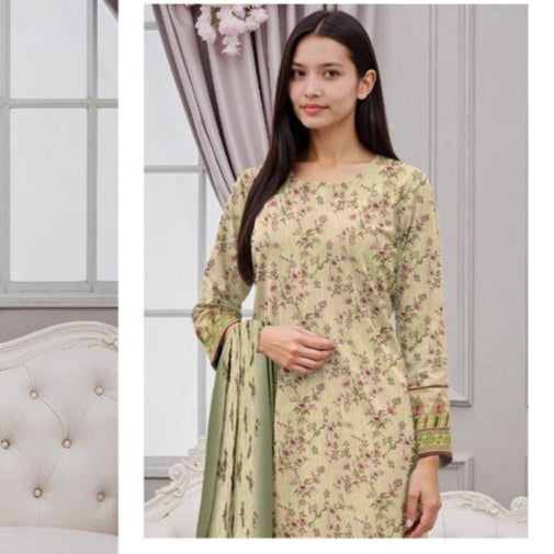 G.U.L AHMAD DIGITAL PRINTED LAWN 3-PC G&A-03