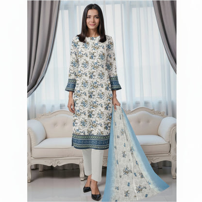 G.U.L AHMAD DIGITAL PRINTED LAWN 3-PC G&A-07
