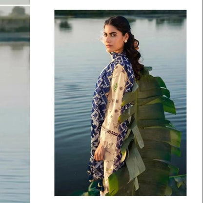 M.R.I.A  B DIGITAL PRINTED LAWN 3-PC M&B-10