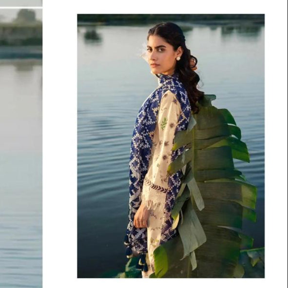 M.R.I.A  B DIGITAL PRINTED LAWN 3-PC M&B-10